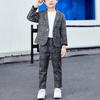 Boys And Girls Casual Fashion Performance Piano Dress Suit Set