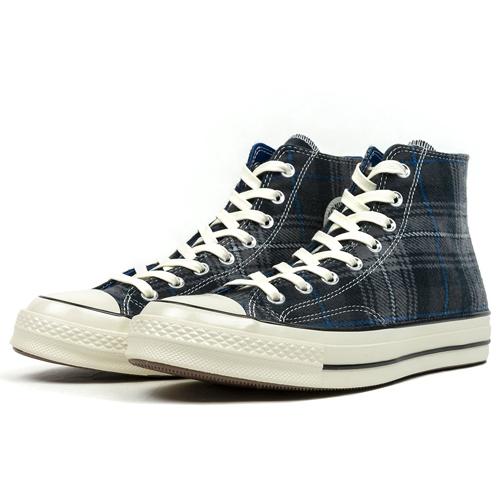 Converse Chuck Taylor All Star 70 Hi Plaid Pack Black 162405c