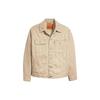 Levis Sunrise Trucker Jacket Striped Lapel Single-Breasted Fitted Jacket Men Jacket Khaki A4820-0010