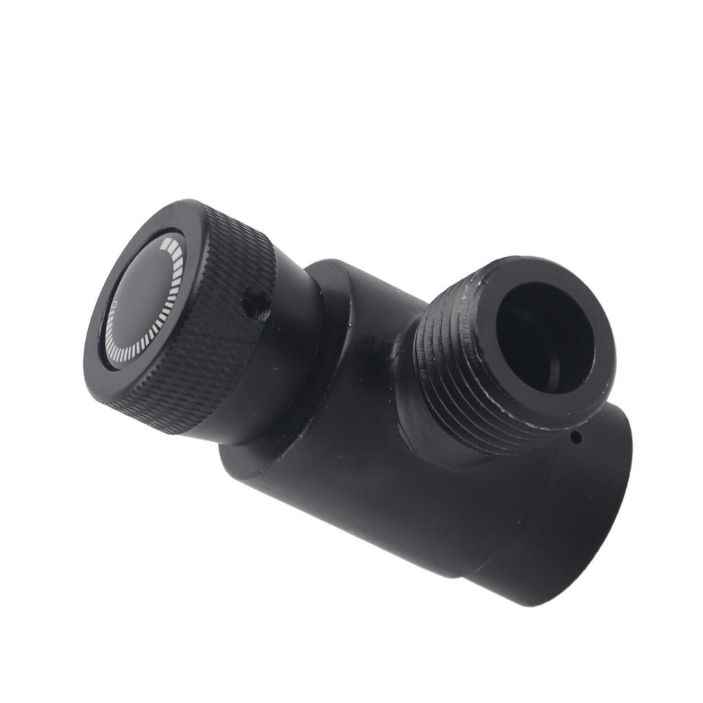 Soda Valve CO2 Cylinder Refilling Adapter Integrated ASA CGA320 Connector Accessory Black