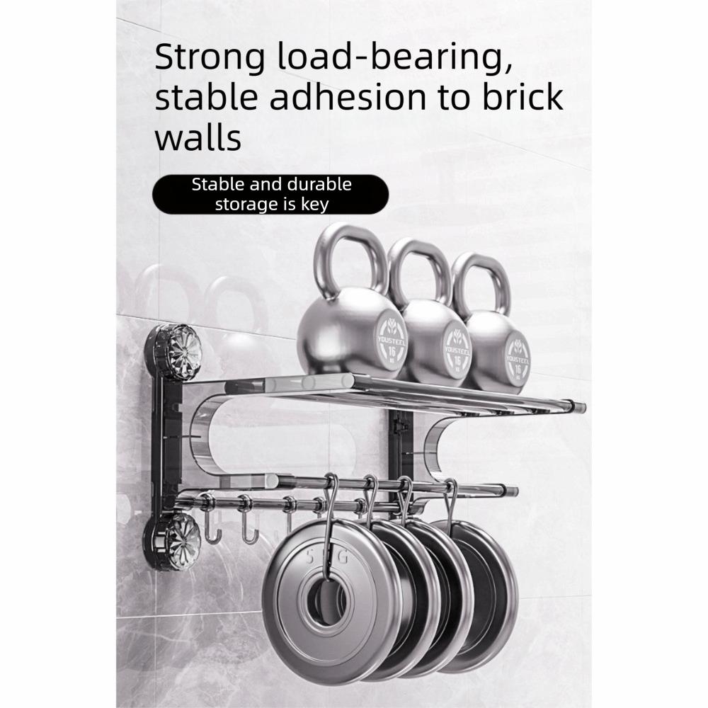 Вакуумный Держатель для полотенец в ванную с крючком Без сверления Настенный Органайзер для хранения в туалет Не оставляющий следов Экономия места На присоске Держатель для полотенец