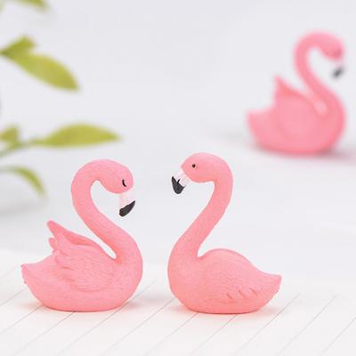 Мини-модель фламинго, фигурка, сделай сам, миниатюрный пейзаж, сад, бонсай, орнамент, подарок