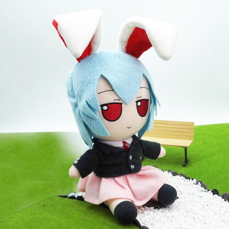 Fumo Hata no Kokoro Plush Toy Anime Touhou Project Japanese Game Stuffed Doll Soft Character with Removable Mask Kids Fans Gifts