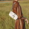 Сумка Niche Design Mini Vintage Ring Chain Bag Bag Сумка Baguette через плечо