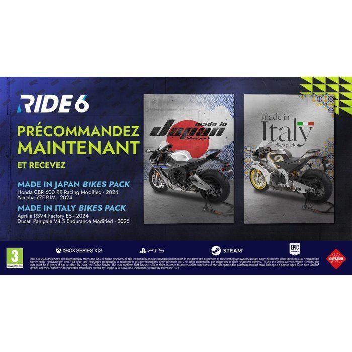 Ride 6 - Day One Edition - Jeu PS5