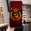 Чехол для телефона с флагом Советского Союза для Samsung Galaxy A 3, 5, 7, 8, 10, 20, 21, 30, 40, 50, 51, 70, 71 ES 2016, 2018, 4G, черный, водонепроницаемый, из ТПУ