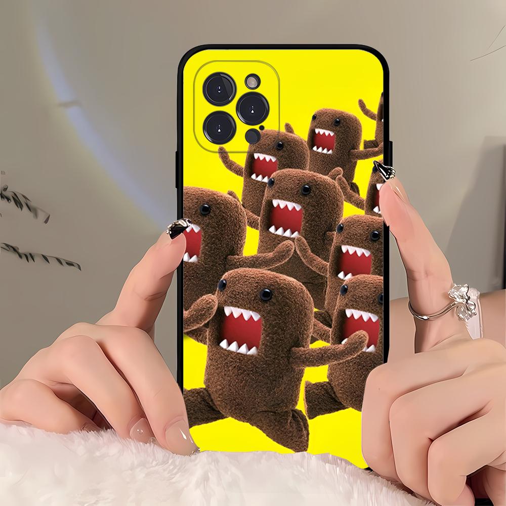 Милый чехол Domo kun для iPhone 16 15 14 11 12 13 Mini Pro XS Max Cover 6 7 8 Plus X Funda Shell