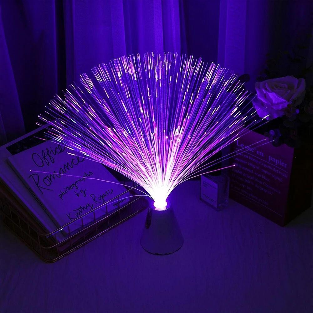 Luminous LED Fiber Optic Lamp Creative Atmosphere Lamp Desktop Light  Children Baby Bedroom