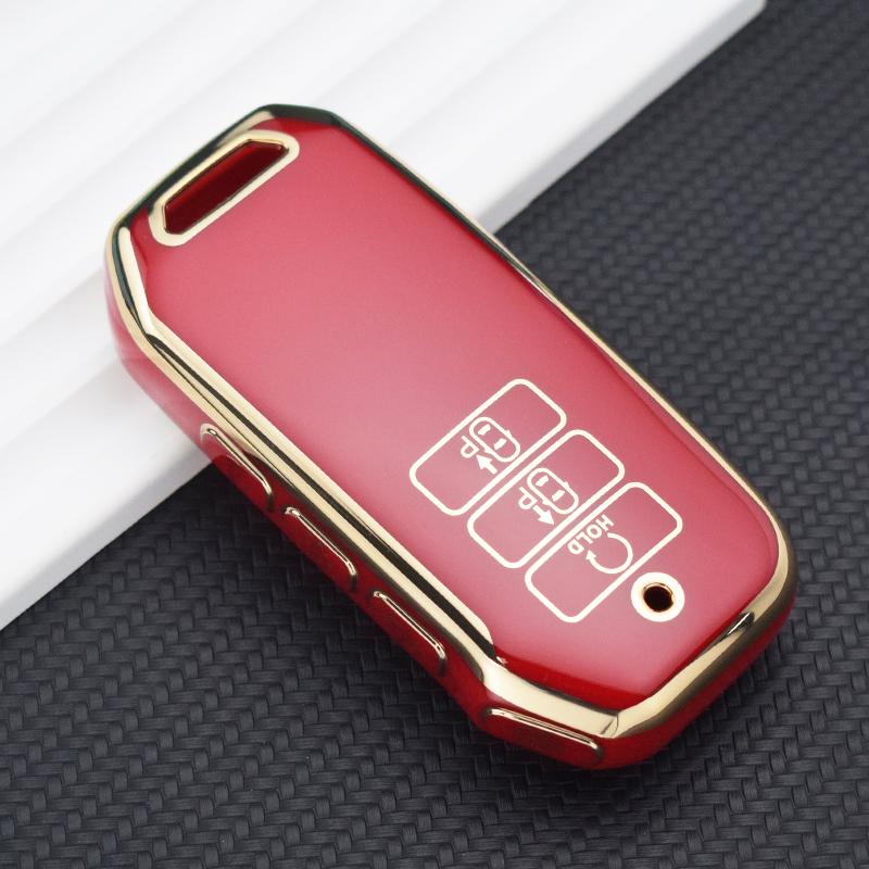Золотой чехол для ключей из ТПУ с 7 кнопками для Kia 2022 Sportage 2023 Niro Hybrid 2021 Sorento 2021 2022 MQ4 2022 EV6 GT-Line K8 V6