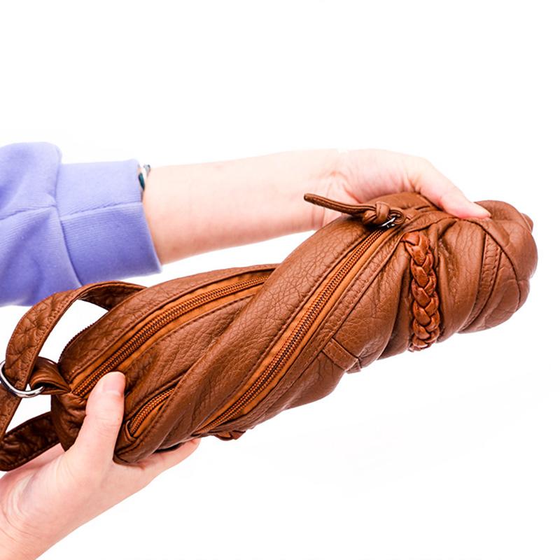 New Fashion Soft PU Leather Bags Women Shoulder Bags Luxury Handbags Women Bag Designer Crossbody Bags for Women Casual Messenger Bag