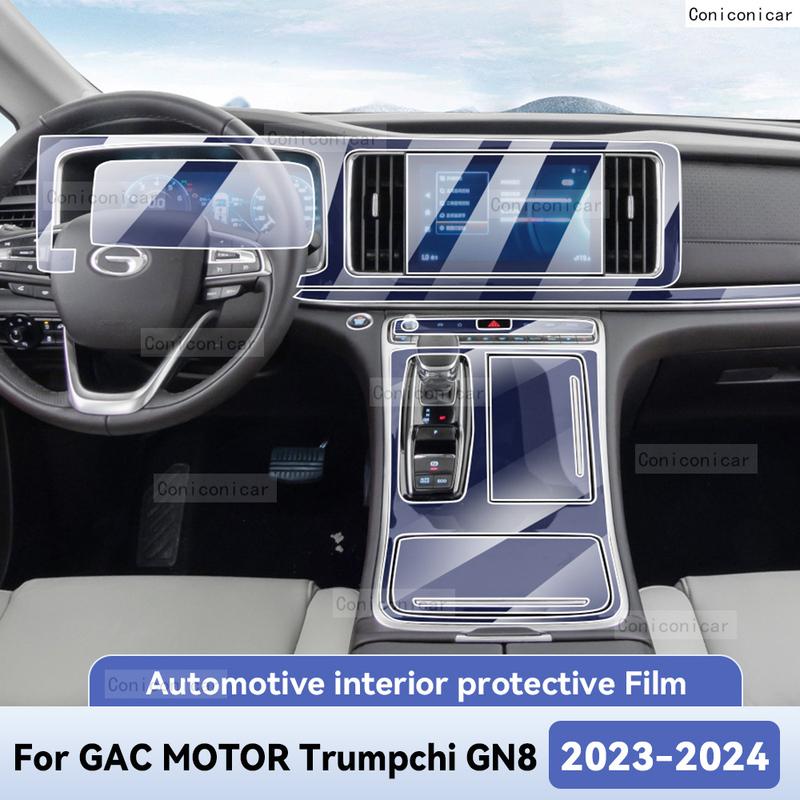 For GAC Motor Trumpchi GN8  2024 Car Interior Protection Anti-Scratch Film trument Center Control Navigation Screen