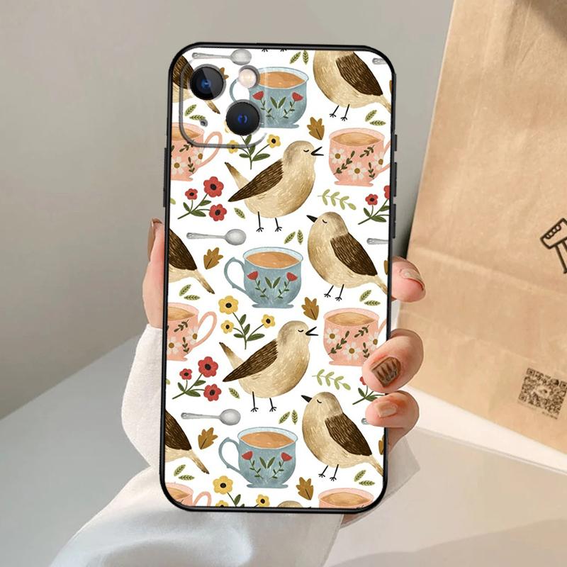 Уютный Осенний Домик Чехол для Телефона Для iPhone 17 Air 16 15 14 11 12 13 Pro Max 12 13 mini 15 16 Plus 16e Чехол Coque