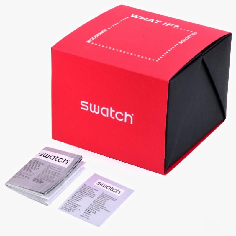 Swatch So34b701 Что если Blackagain Публичные Уретановые Часы
