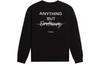 Li Ning Sweatshirts Men's Black Crew Neck Moderate Regular AWDSC49-1