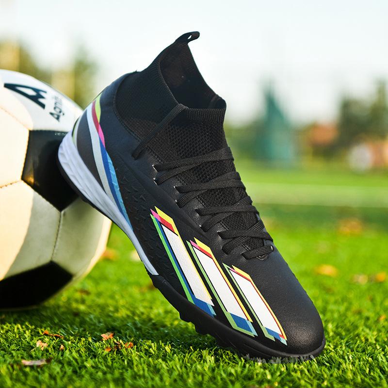 Обувь для иностранных торговцев Футбольные бутсы с высоким верхом Мужские и женские AG Короткие ногти TF Сломанные ногти Студенческие Молодежные Детские Взрослые Спортивные
