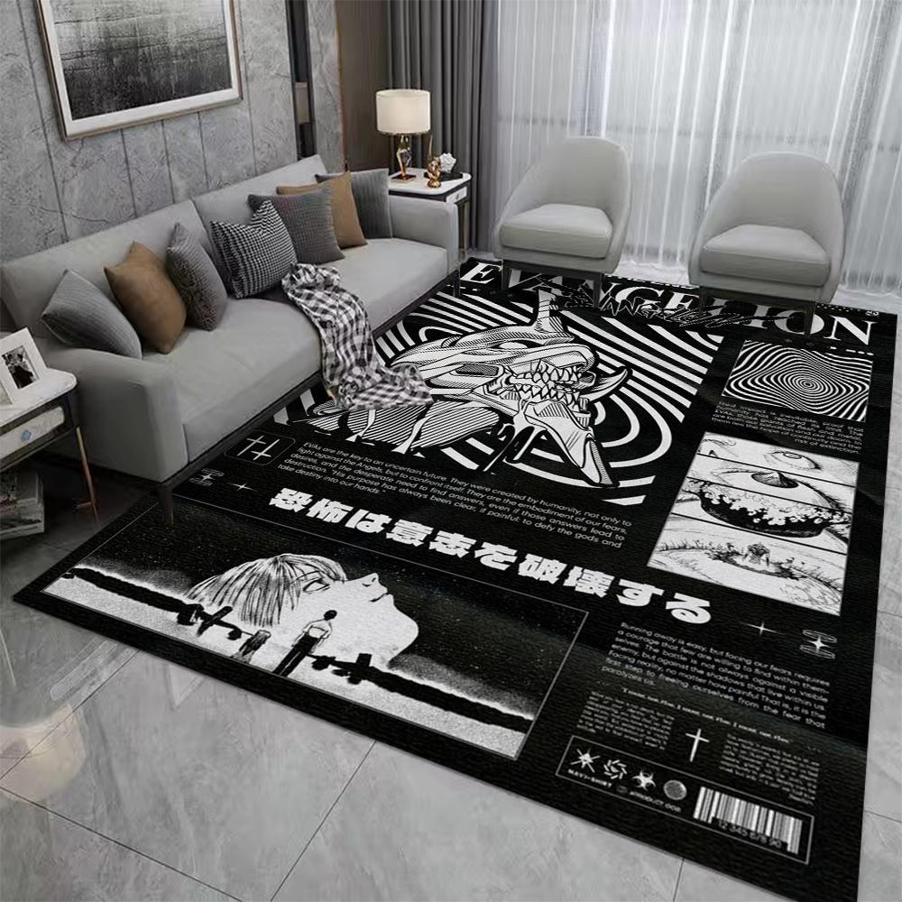 Anime Theme Carpet for Living Room Home Sofa Decoration,Children Game Large Decor Floor Mat Yoga Mat Large Carpet
