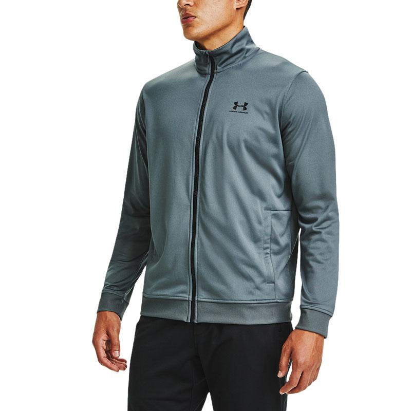 Under Armour Спортивная трикотажная тренировочная куртка с логотипом, мужские куртки, серые 1329293-012