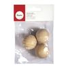 Boules en bois brut, non percées,35mm, 3 pces