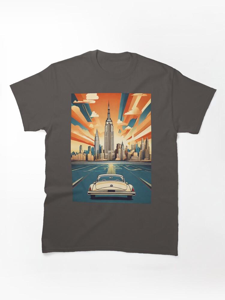 Cities Skylines Retro-Futuristic Skylines of Tomorrow Classic T-Shirt