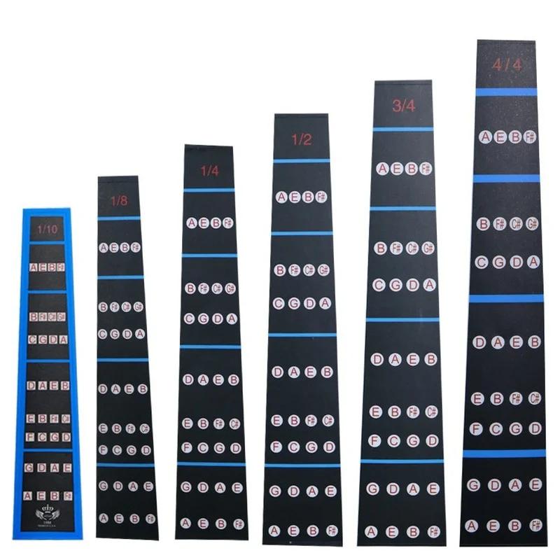 1 шт. наклейки на гриф для скрипки наклейки на высоту тона наклейки на пальцы без клея тренировочные аксессуары для шкалы