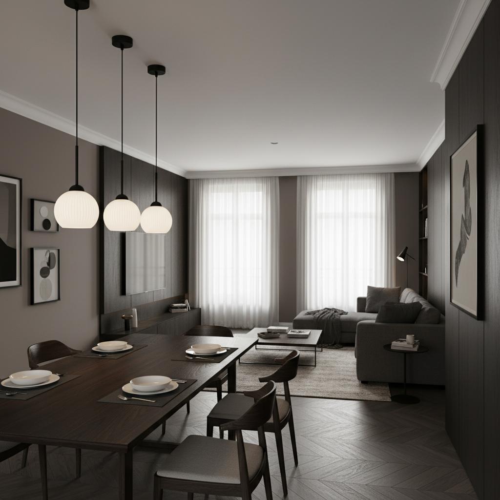 Lampa wisząca sufitowa zwis żyrandol kula biała nad stół glamour led 1xe27 fiona 14-985