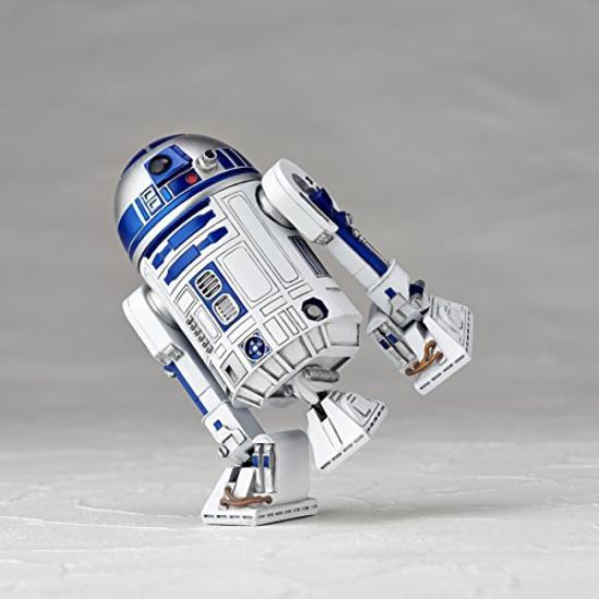 Фигурка сложная Star Wars Revoltech R2D2 100 мм окрашенная подвижная фигурка R2-D2 приблизительно. АБС и ПВХ