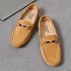 Мужские кожаные мокасины большого размера 37-48 Мужская повседневная обувь Модная мужская обувь Мужские мокасины из натуральной кожи Мокасины слипоны Мужские туфли на плоской подошве Мужская обувь для вождения