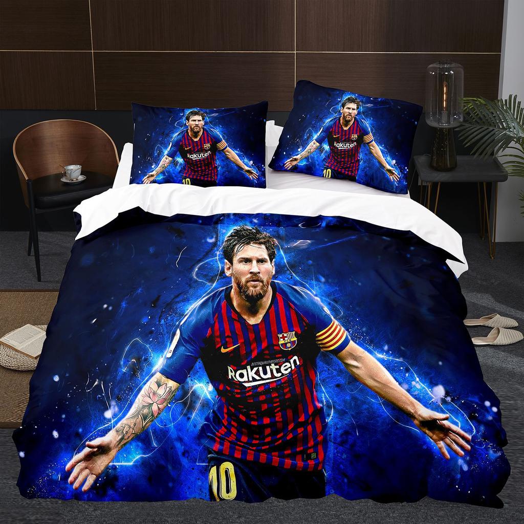 3D Трехсекционная Размер Футбольная Серия C Luo Quilt Cover Постельное белье