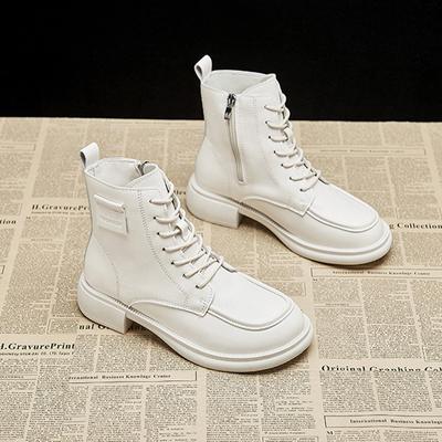 INS Trend Martin Boots Женские модные повседневные короткие ботинки Удобные прогулочные ботинки Мотоциклетные ботинки