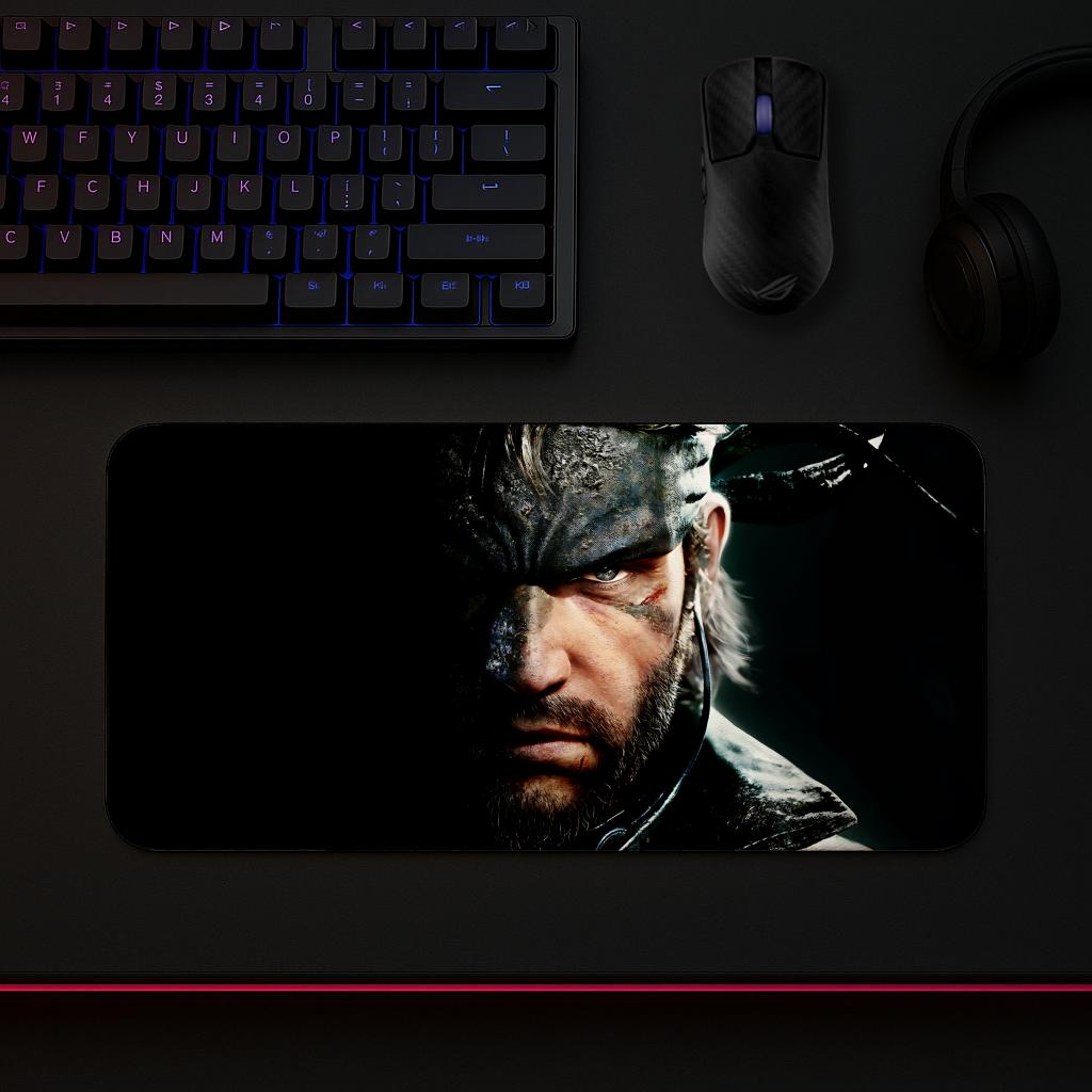 METAL GEAR SOLID SNAKE EATER Mouse Pad Play Mat,Large XXL90x40cmx5mm,stitch Desk Mats,Gaming Accessories,PC Parts
