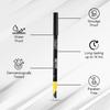 Recode Turning Heads Crayon Gel Matte Eyeliner Pencil Cum Kajal Pencil поставляется с кистью на другой стороне, долговечный, водостойкий, 1,2 г