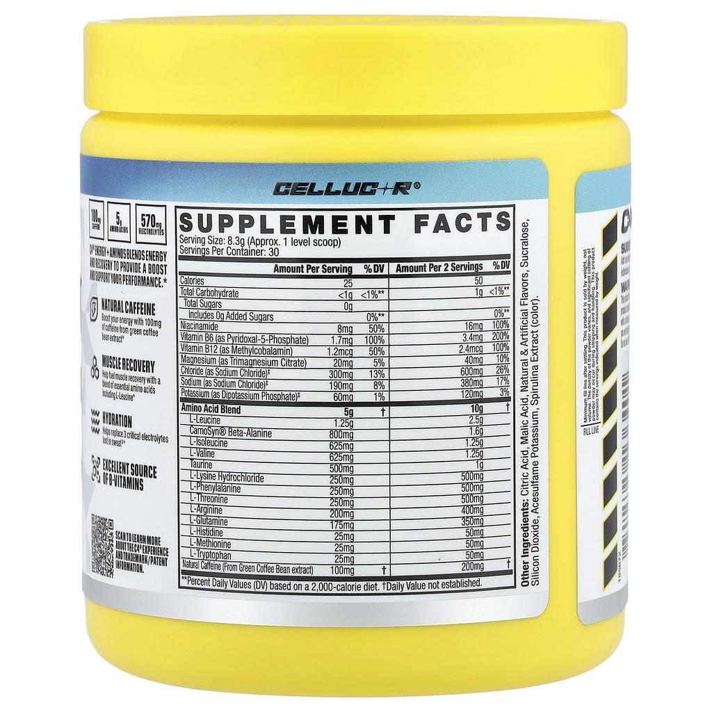 C4 / Cellucor, C4® Energy + Amino Acids, Blue Raspberry, 8.8 oz (249 g)