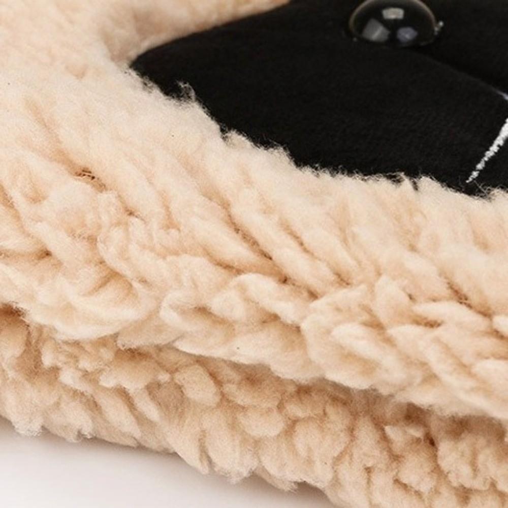 Soft Winter Bucket Hat Fleece Lined Fluffy Costume Hat Fashion Cosplay Party Hat for Women