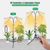 LED Grow Light for Indoor Plants Full Spectrum with 15-60 inches Adjustable Tripod Stand, 4 Heads 80 LED Beads Floor Plant Lamp Featuring 3 Spectral