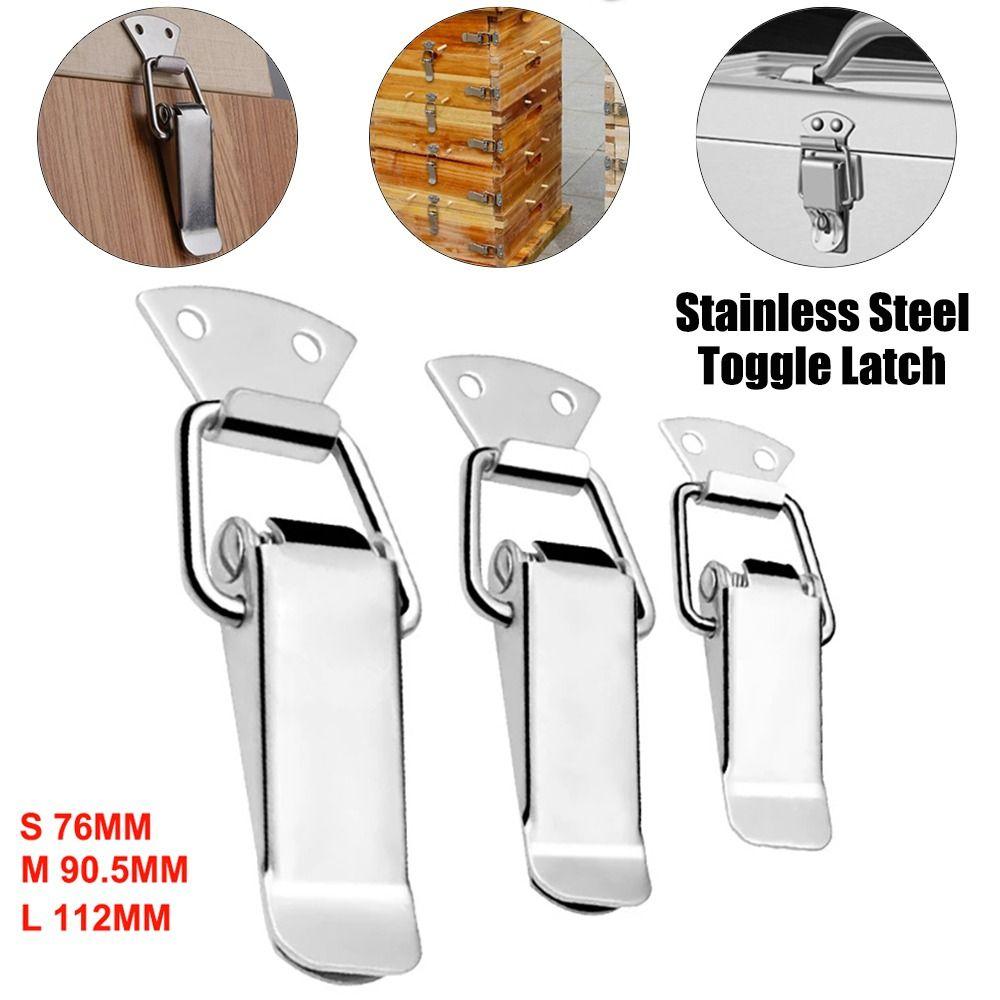 Durable Toggle Latch Silver Lock Snap Luggage Accessories Spring Loaded Latch Case Chest Cabinet