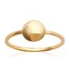Gold Plated Ring 'Cleopatra' Golden - 7 Mm