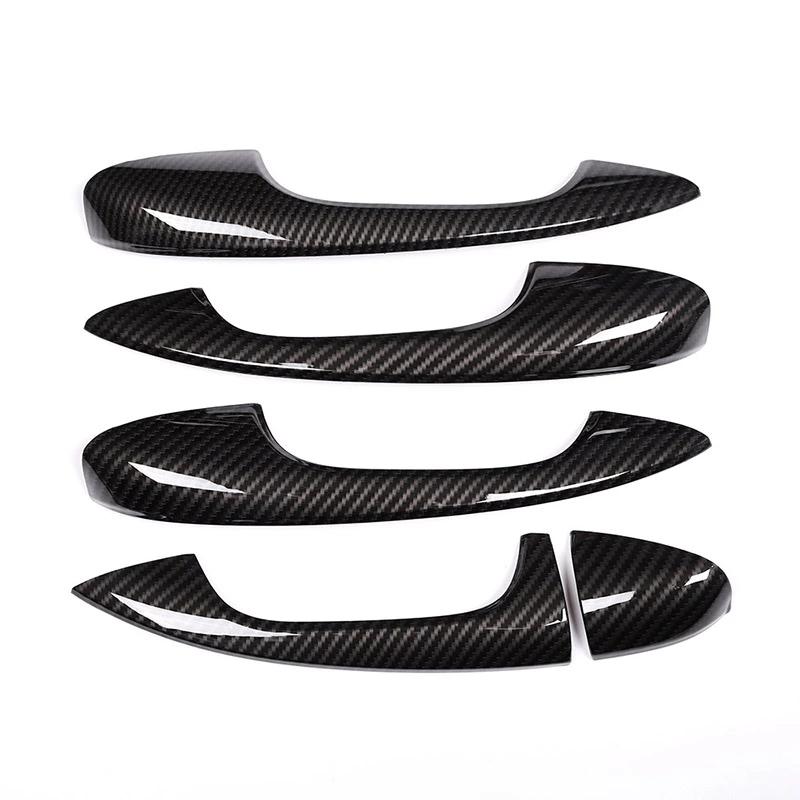 Для Mercedes Benz GLC X253 C Class W205 E Class W213 Углеродное волокно ABS Хромированная дверная ручка Накладка Левый руль