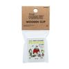 Stationery Snoopy Wooden Snoopy S3624064 Sun-Star Clip, Peanuts, & Friends, Ivory,