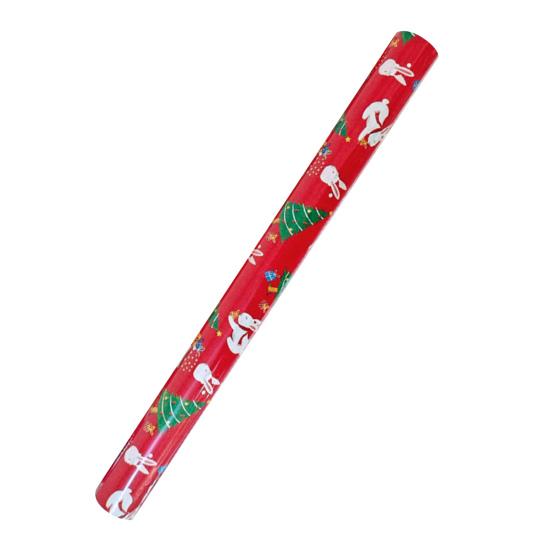 Рождественская оберточная бумага 16 футов/33 фута Олень Санта Клаус Обертка для подарков Рождественский колокольчик Рулон оберточной бумаги для праздничных подарков Угощения для вечеринок