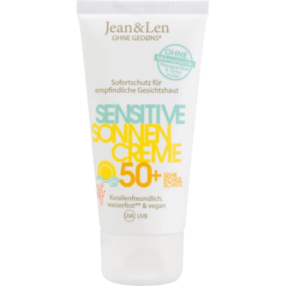 Jean&Len Чувственный солнцезащитный крем для лица SPF50+ 50 мл