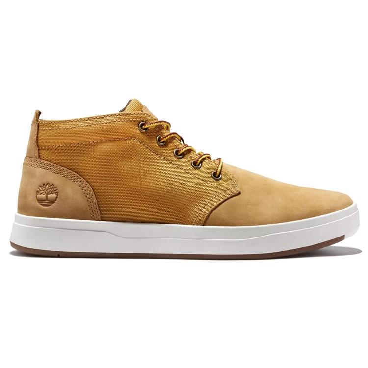 Timberland Ботинки Chukka Davis Square из кожи и ткани 'Пшеница' Мужские A1OI3231