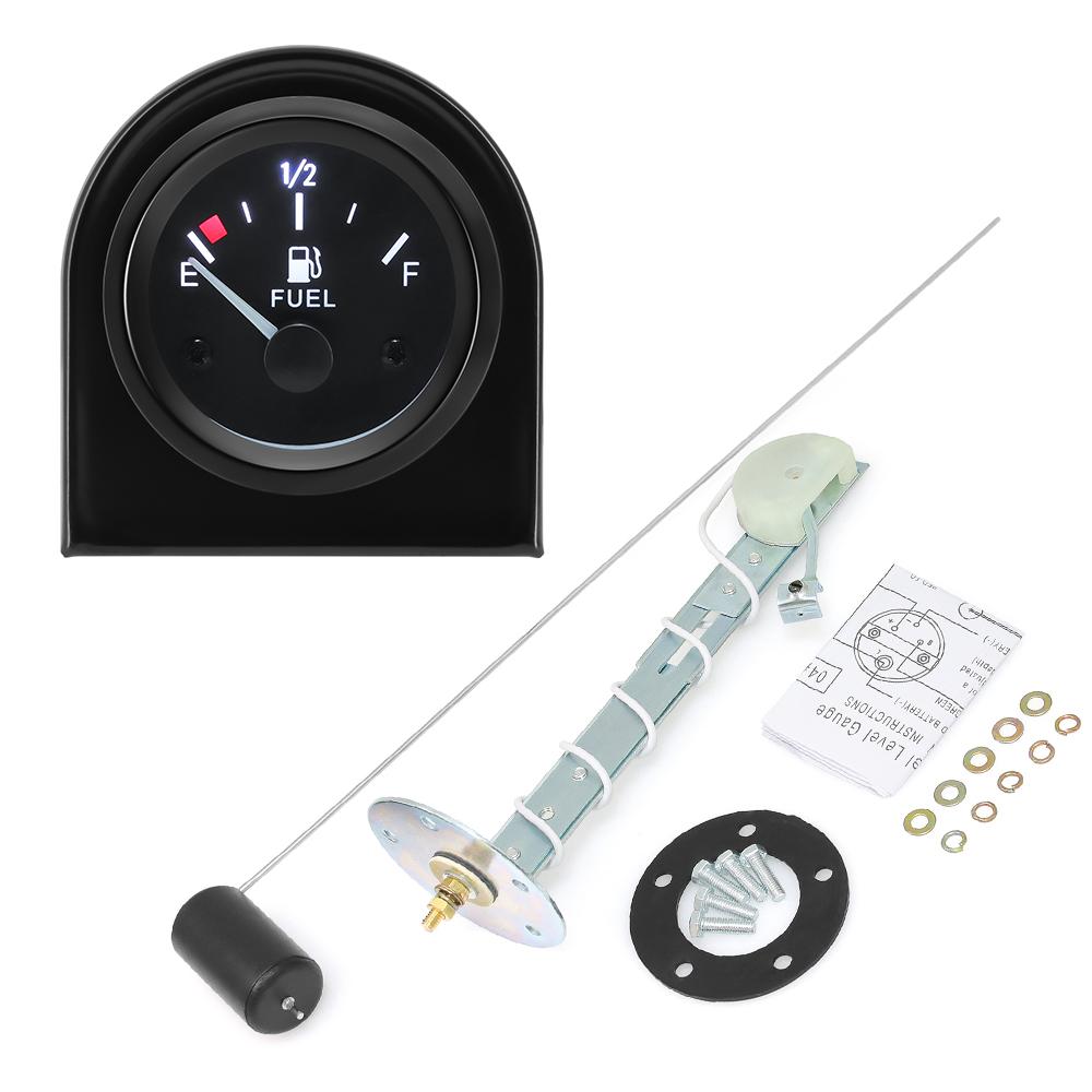52mm Car Digital Fuel Level Gauge 240~33ohm Fuel Float Gauge Sensor For Car Truck Fuel Level Indicator 12V Auto Accessories