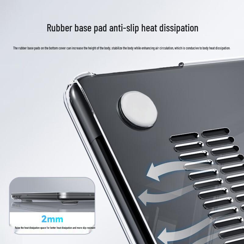 MacBook Air 13.6-inch Transparent Protective Crystal Case