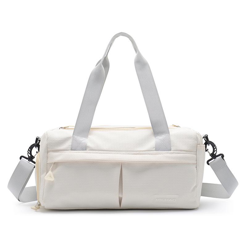 Женская летняя спортивная сумка с отделениями для влажных/сухих вещей, сумка для йоги, отделение для обуви, логотип с принтом,