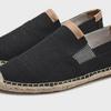 Men's Casual Linen Espadrille Fisherman Canvas Shoes, Large Size, Handmade.