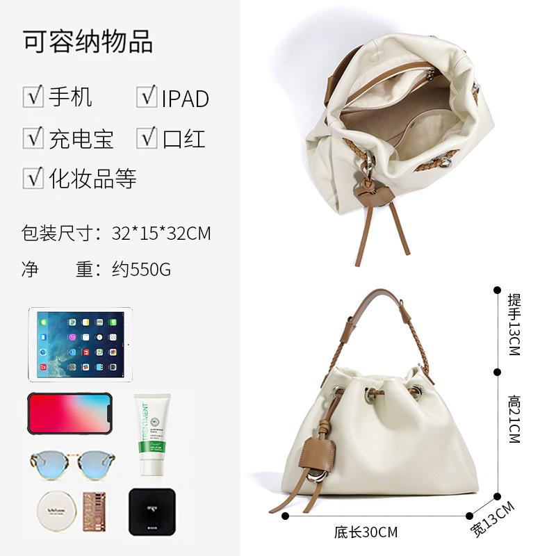 Сумка Cloud bag из коровьей кожи, женская универсальная сумка через плечо, женская офисная сумка для работников, нишевая сумка высокого класса