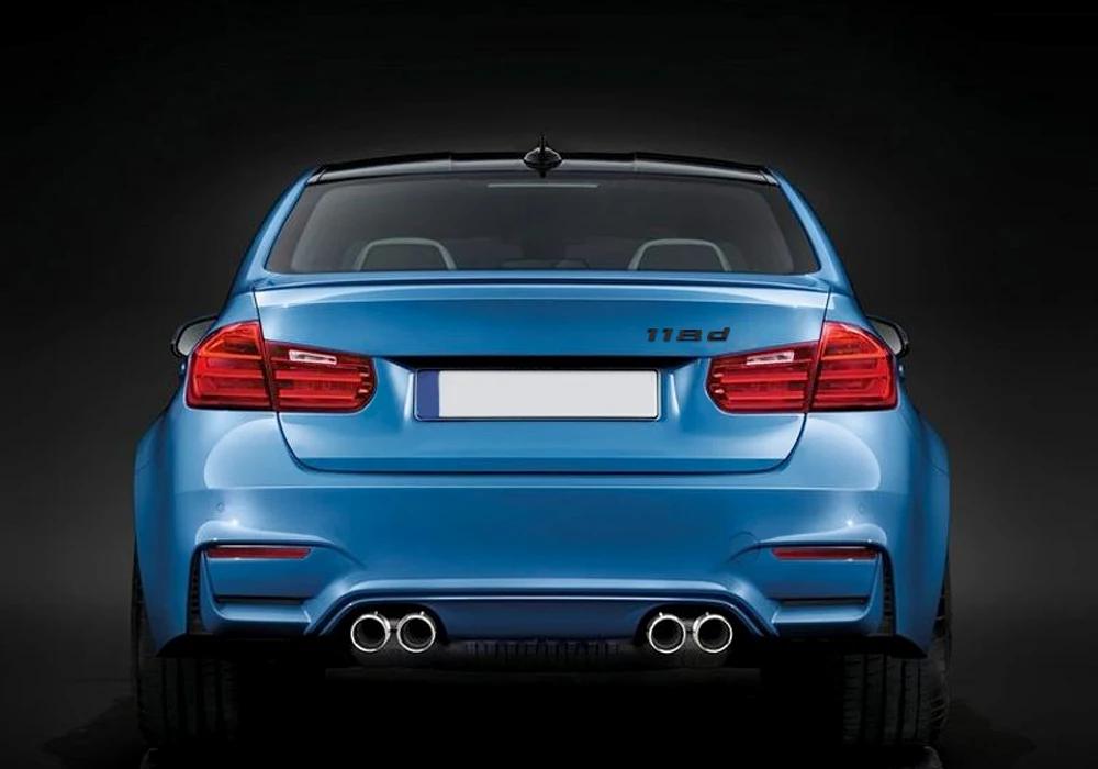 For BMW F52 F40 F20 F21 E81 E82 E87 E88 DIY Sticker Rear Trunk Badge Plastic Decal 1 Series 116d 118d car accessories ue2