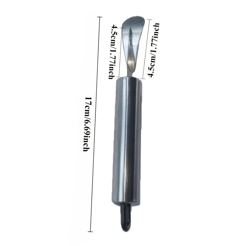 Stainless Steel Orange and Lemon Peeler with Ergonomic Curved Handle - 300 Series Food Grade Kitchen Tools