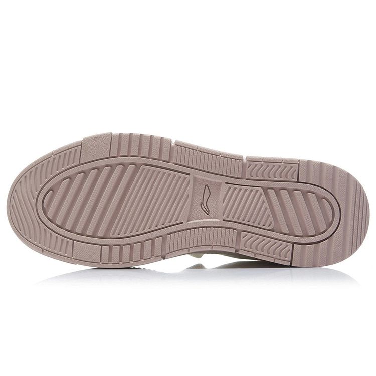 Li Ning Ace Non-Slip Shock Absorbing Wear-Resistant Low-Top Skate Shoes Women Sneakers Pink AGCR236-6