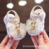 Girls' sandals direct supply for summer, baby closed-toe toddler princess shoes for girls, baby walking shoes